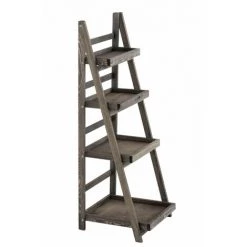 Mila Möbel Treppenregal Audrey - Dunkelbraun -Aufbewahrung im Garten Verkäufe 2022 59835453 3