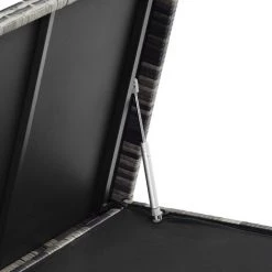 TECTAKE Auflagenbox Kiruna Mit Kunststoffgeflecht, 120x55x61,5cm, 270l - Auflagenbox, Rollbox, Kissenbox -Aufbewahrung im Garten Verkäufe 2022 60103070 4