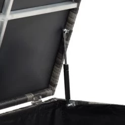 TECTAKE Auflagenbox Mit Aluminiumgestell Und Rollen 297l, 117x54x64cm - Kissenbox, Polsterbox, Gartenbox -Aufbewahrung im Garten Verkäufe 2022 60281671 3