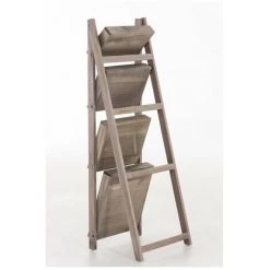 Mila Möbel Treppenregal Dorin - Hellbraun -Aufbewahrung im Garten Verkäufe 2022 60702270 3