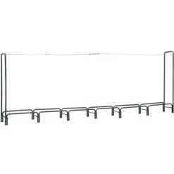 LONGZIMING Brennholzregal Anthrazit 360×35×120 Cm Stahl -Aufbewahrung im Garten Verkäufe 2022 62739376 3