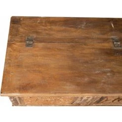 BISCOTTINI Truhe, Koffer, Bank, Behälter, Etui, Antikes Original Aus Teakholz Mit Eingelegtem Finish -Aufbewahrung im Garten Verkäufe 2022 64521211 4