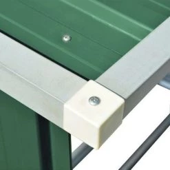 GOFUNILAND 163 X 83 X 154 Cm Brennholzlager Stahl Kaminholzunterstand Brennholzregal Grün -Aufbewahrung im Garten Verkäufe 2022 64994325 5