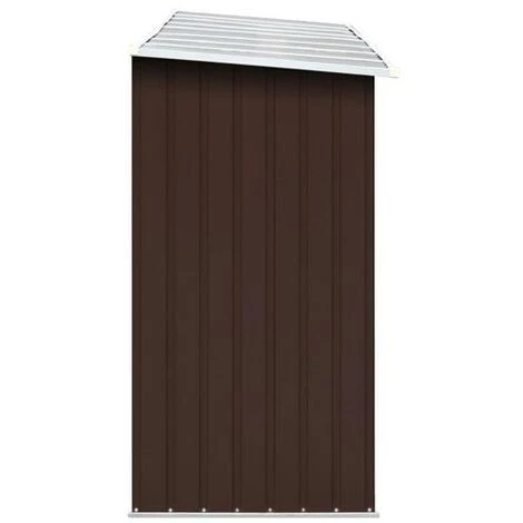 GOFUNILAND 330 X 84 X 152 Cm Brennholzlager Stahl Brennholzregal Kaminholzunterstand Braun 4 GOFUNILAND 330 X 84 X 152 Cm Brennholzlager Stahl Brennholzregal Kaminholzunterstand Braun – Bild 4