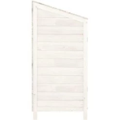 Geräteschuppen Weiß 102x52x112 Cm Massivholz Tanne VidaXL -Aufbewahrung im Garten Verkäufe 2022 65210976 5