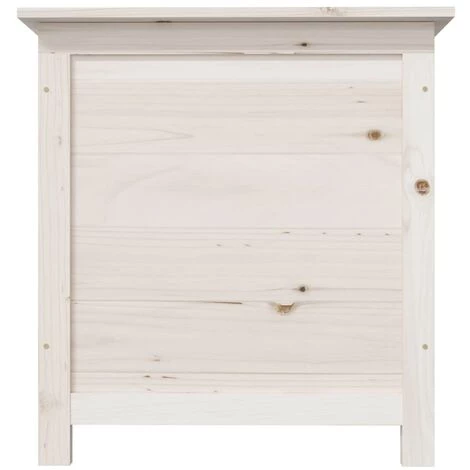 Outdoor-Kissenbox Weiß 50x50x56 Cm Massivholz Tanne VidaXL 4 Outdoor-Kissenbox Weiß 50x50x56 Cm Massivholz Tanne VidaXL – Bild 4