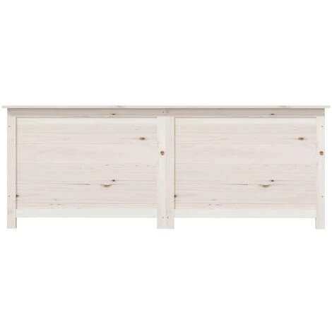 Outdoor-Kissenbox Weiß 150x50x56 Cm Massivholz Tanne VidaXL 4 Outdoor-Kissenbox Weiß 150x50x56 Cm Massivholz Tanne VidaXL – Bild 4