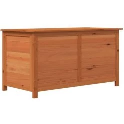Outdoor-Kissenbox Braun 100x50x56 Cm Massivholz Tanne VidaXL