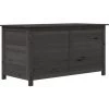 Outdoor-Kissenbox Anthrazit 100x50x56 Cm Massivholz Tanne VidaXL