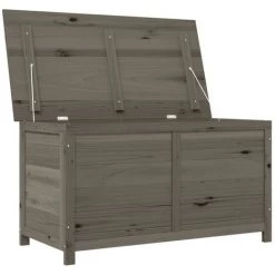 Outdoor-Kissenbox Anthrazit 100x50x56 Cm Massivholz Tanne VidaXL -Aufbewahrung im Garten Verkäufe 2022 65620891 5