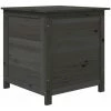 Outdoor-Kissenbox Anthrazit 50x50x56 Cm Massivholz Tanne VidaXL