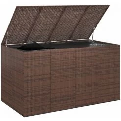 FIMEI Garten-Kissenbox PE Rattan 194x100x103 Cm Braun -Aufbewahrung im Garten Verkäufe 2022 65768710 3