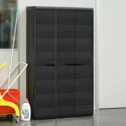 FIMEI Gartenschrank Mit 4 Regalen Schwarz -Aufbewahrung im Garten Verkäufe 2022 65771301 3