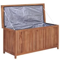 Topdeal Gartenbox 120x50x58 Cm Teak Massivholz VDFF28857_DE -Aufbewahrung im Garten Verkäufe 2022 66686139 3