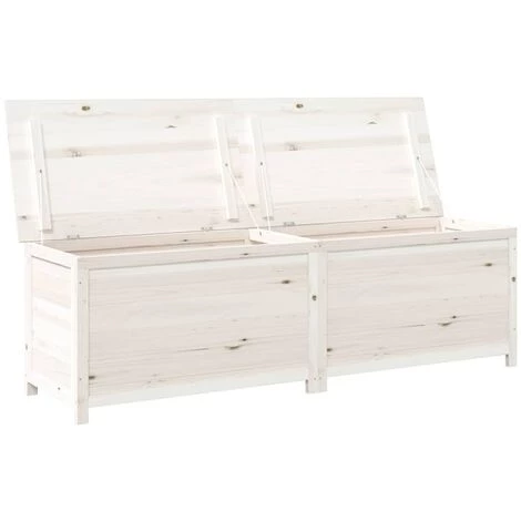 Outdoor-Kissenbox Weiß 200x50x56 Cm Massivholz Tanne VidaXL 5 Outdoor-Kissenbox Weiß 200x50x56 Cm Massivholz Tanne VidaXL – Bild 5