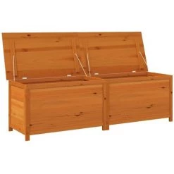Outdoor-Kissenbox Braun 200x50x56 Cm Massivholz Tanne VidaXL -Aufbewahrung im Garten Verkäufe 2022 67532737 5