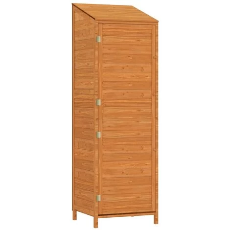 Geräteschuppen Braun 55x52x174,5 Cm Massivholz Tanne VidaXL 1 Geräteschuppen Braun 55x52x174,5 Cm Massivholz Tanne VidaXL