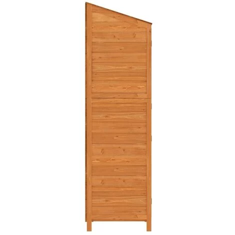 Geräteschuppen Braun 55x52x174,5 Cm Massivholz Tanne VidaXL 5 Geräteschuppen Braun 55x52x174,5 Cm Massivholz Tanne VidaXL – Bild 5
