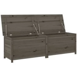 Outdoor-Kissenbox Anthrazit 200x50x56 Cm Massivholz Tanne VidaXL -Aufbewahrung im Garten Verkäufe 2022 67548915 5