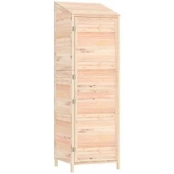 Geräteschuppen 55x52x174,5 Cm Massivholz Tanne VidaXL