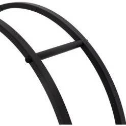 ML-Design Kaminholzregal Rund, 72x70x20 Cm, Schwarz, Aus Metall, Für Innen, Brennholzregal Holzaufbewahrung Aus Beschichteter Stahl, Kaminholzständer Kaminholzhalter Feuerholzregal Für Kamin & Ofen -Aufbewahrung im Garten Verkäufe 2022 67878522 4