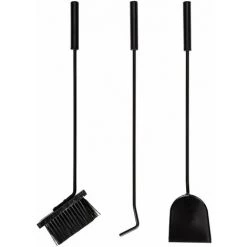 TECTAKE Kaminholzwagen Mit Schaufel, Schürhaken Und Besen - Kaminbesteck, Holzkorb, Ofenbesteck 9 TECTAKE Kaminholzwagen Mit Schaufel, Schürhaken Und Besen - Kaminbesteck, Holzkorb, Ofenbesteck -Aufbewahrung im Garten Verkäufe 2022 7500194 5