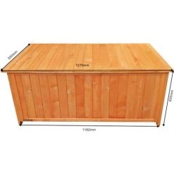 WILTEC Gartenbox Gartentruhe Auflagenbox Kissenbox Auflagen Kissen Box Garten Terrasse -Aufbewahrung im Garten Verkäufe 2022 7968774 5