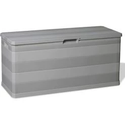 Gartenbox Grau 117×45×56 Cm VidaXL