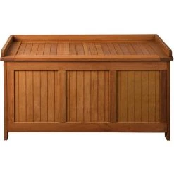 STILISTA® Gartenbox Shorea FSC 100% Inkl. Kissen Natur -Aufbewahrung im Garten Verkäufe 2022 8337961 3