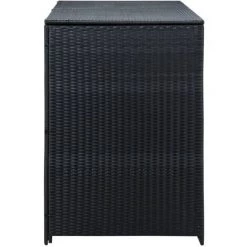 Mülltonnenbox Für 2 Tonnen Poly Rattan Schwarz 148x80x111 Cm VidaXL -Aufbewahrung im Garten Verkäufe 2022 8811912 4